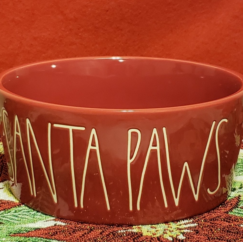 Large Red Dog Bowl